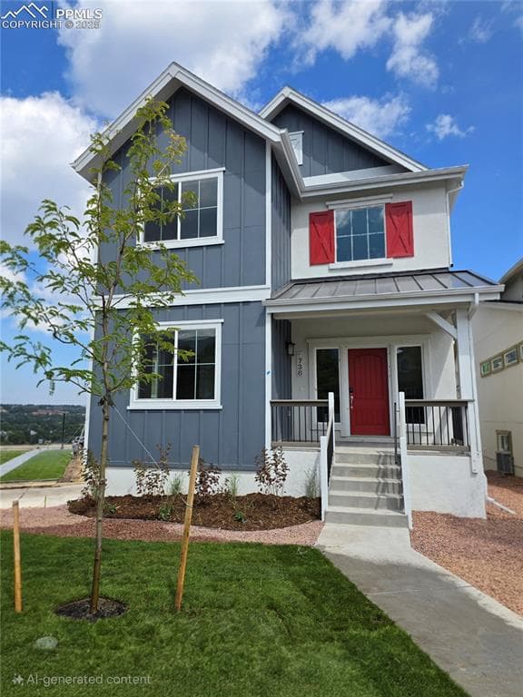 Birmingham-2 Story-Finished Basement with 9' Ceilings-2 Car Tuck Under Alley Garage-Sides to Trail-Energy Rated-Desirable Gold Hill Community!