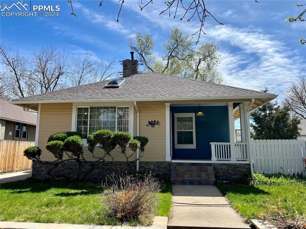 Bungalow-style house featuring a porch